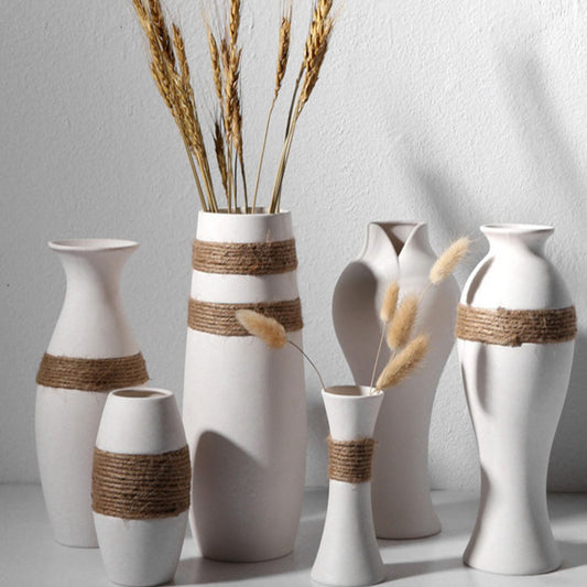 Natur Keramik, Blumenvase Für Dekor