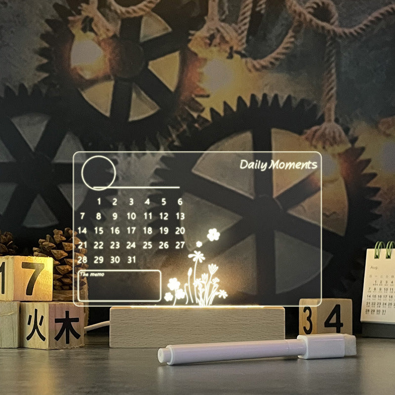 Kreativboard mit LED und Stift