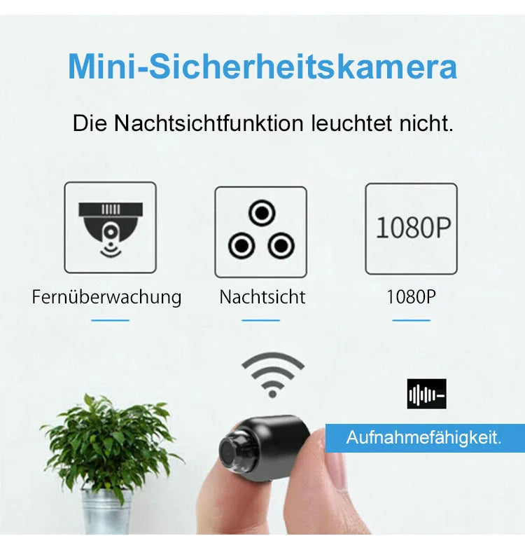 Mini WIFI0 IP-Überwachungskamera mit Infrarot Nachtsicht