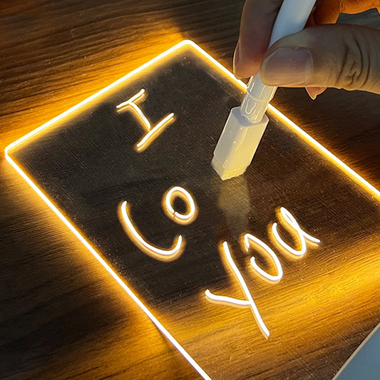 Kreativboard mit LED und Stift