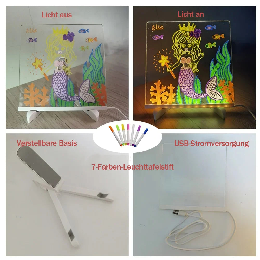 Zauber und Magischer Tafel LED