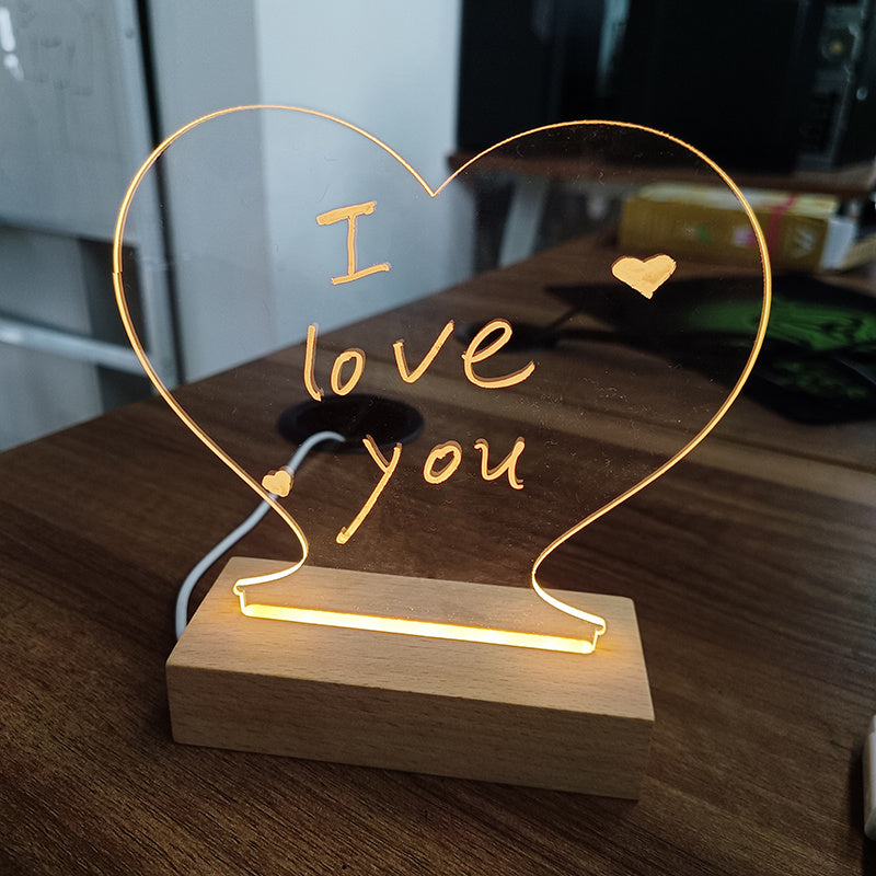 Kreativboard mit LED und Stift