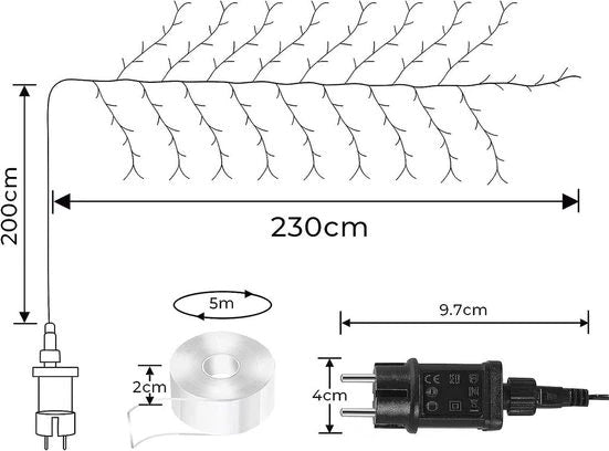 Baumzweige - mit 144 LED`S